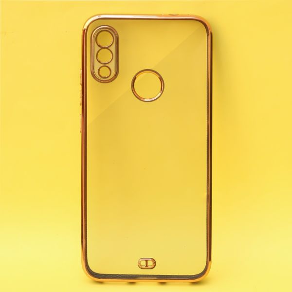 Black Electroplated Transparent Case for Redmi Note 7 Pro