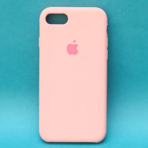 Pink Original Silicone case for Apple iphone 8