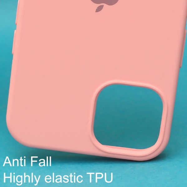 Pink Original Silicone case for Apple iphone 12