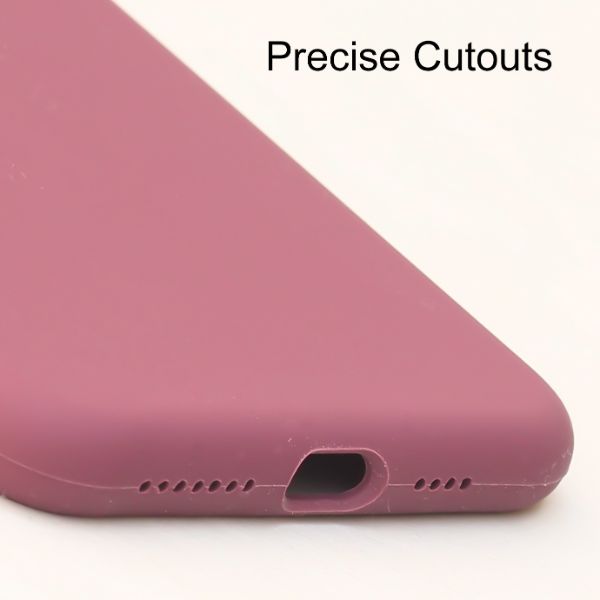 Dark Pink Original Silicone case for Apple iphone 11
