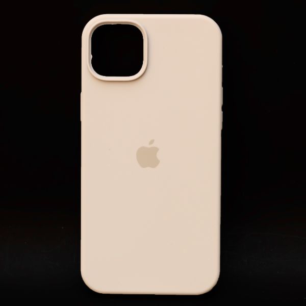 Beige Silicone Phone Case Peach Original Silicone Case For Apple