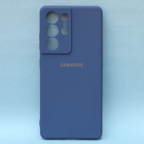 Dark Blue Candy Silicone case for Samsung S23 Ultra