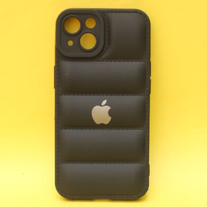 Black Puffon silicone case for Apple iPhone 14 Plus