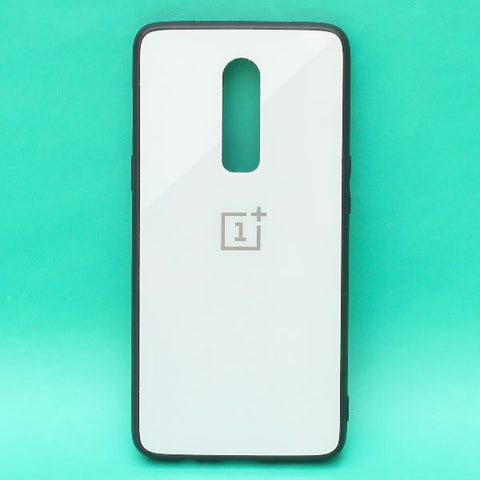 White mirror Silicone case for Oneplus 6