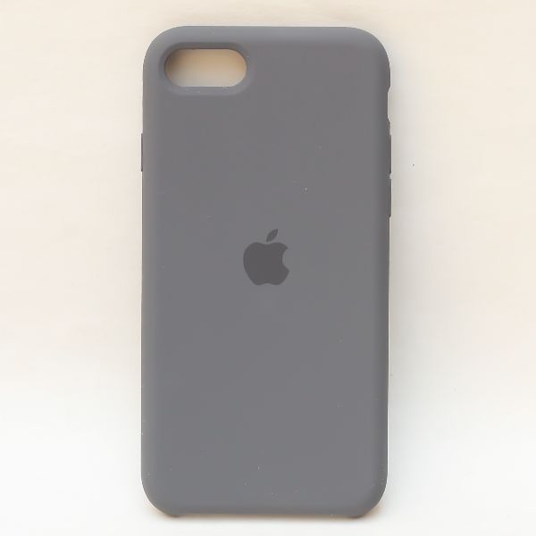 Grey Original Silicone case for Apple Iphone 8