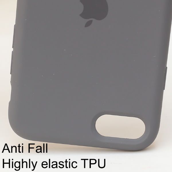 Grey Original Silicone case for Apple Iphone 8