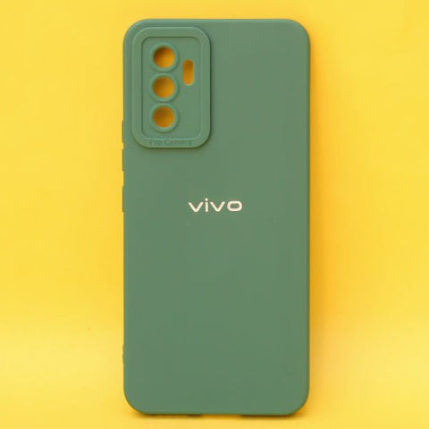 Dark Green Spazy Silicone Case for Vivo Y75 4G