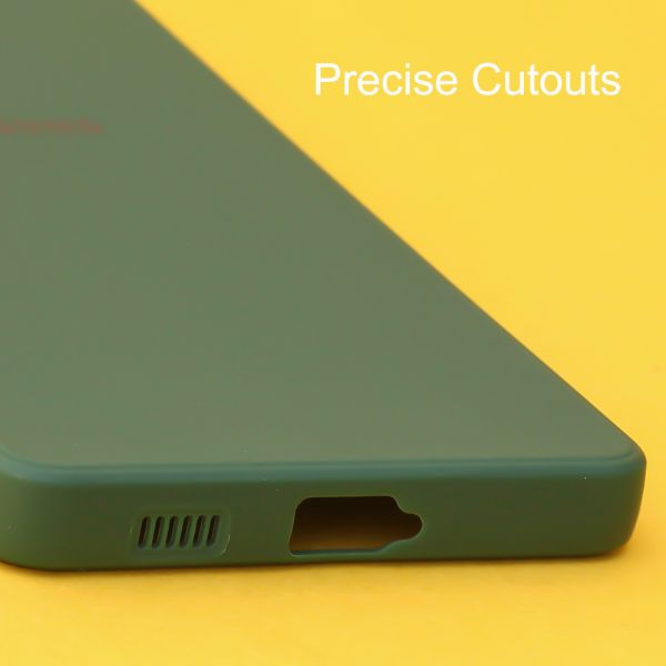 Dark Green Candy Silicone Case for Samsung S23 Ultra