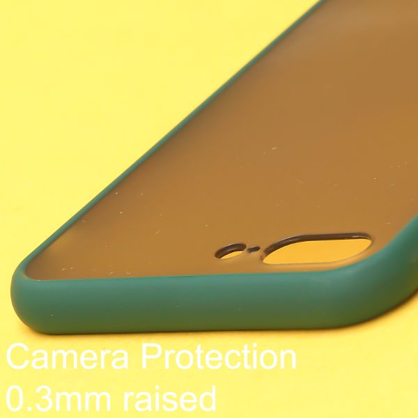 Dark green Smoke Silicone Safe case for Apple iphone 8 plus