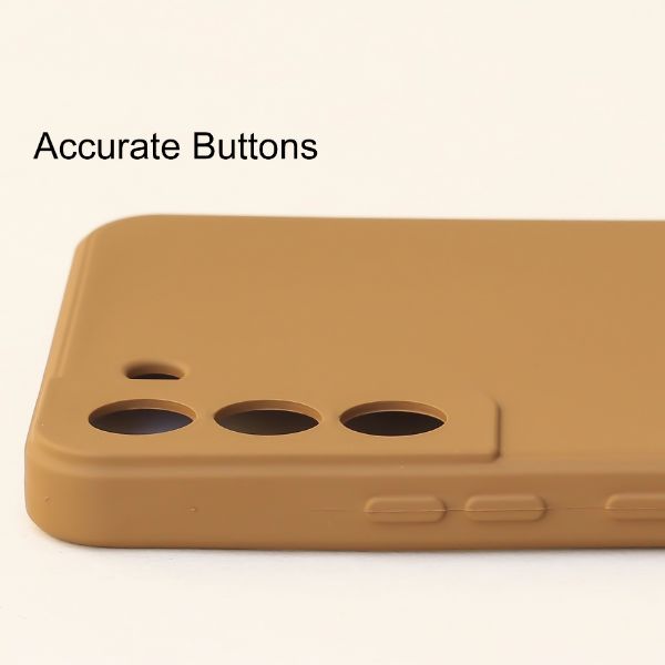 Brown Candy Silicone Case for Samsung S22 Plus