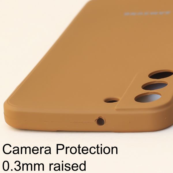 Brown Candy Silicone Case for Samsung S22 Plus