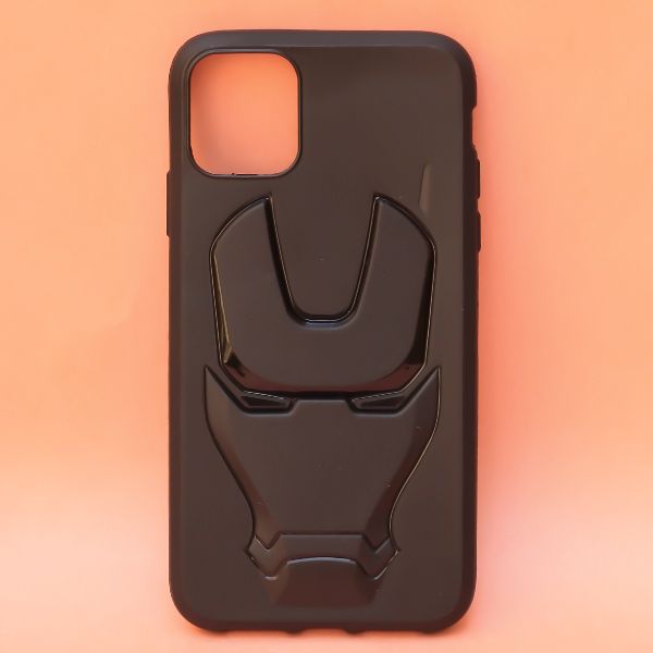 Superhero 2 Engraved Silicone Case for Apple iphone 11