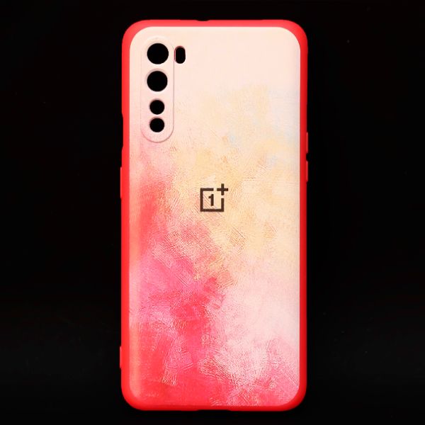 Magma oil paint Silicone case for Oneplus Nord