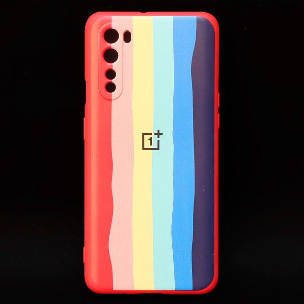 Rainbow Camera Silicone Case for Oneplus Nord