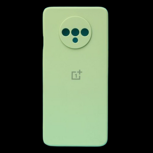 Light Green Camera Original Silicone case for Oneplus 7T