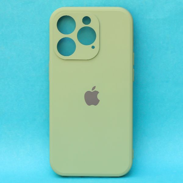 Light Green Candy Silicone Case for Apple Iphone 15 Pro