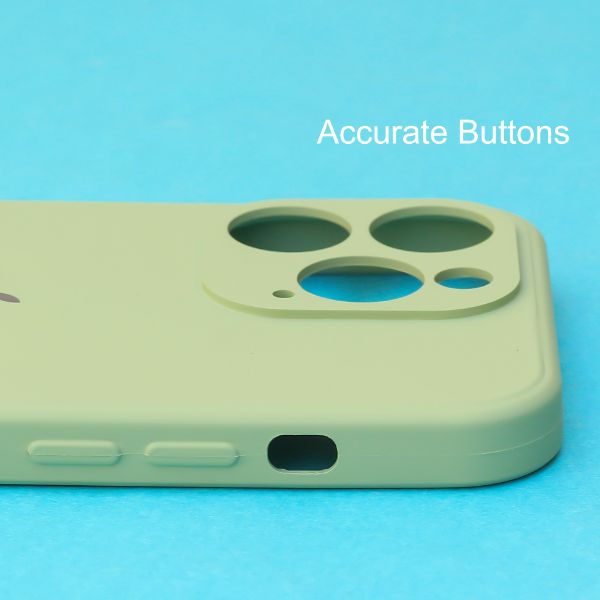 Light Green Candy Silicone Case for Apple Iphone 15 Pro