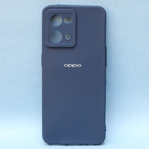 Dark Blue Spazy Silicone Case for Oppo F21 Pro 4G