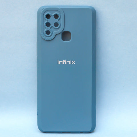 Cosmic Blue Spazy Silicone Case for Infinix Hot 10S