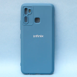 Cosmic Blue Spazy Silicone Case for Infinix Hot 9