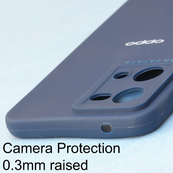 Dark Blue Spazy Silicone Case for Oppo F21 Pro 4G