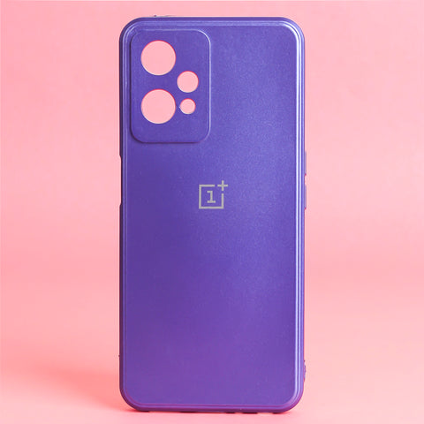 Violet Metallic Finish Silicone Case for Oneplus Nord CE 2 Lite