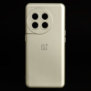 Cream Metallic Finish Silicone Case for Oneplus 11R