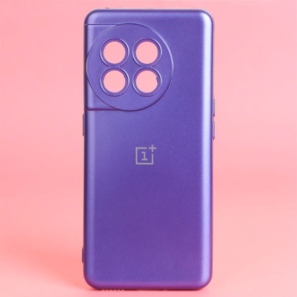 Violet Metallic Finish Silicone Case for Oneplus 11