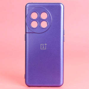 Violet Metallic Finish Silicone Case for Oneplus 11R