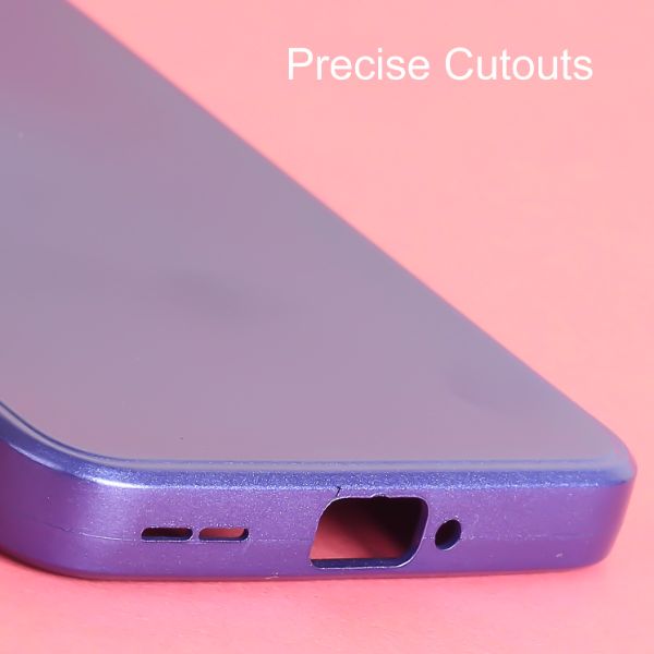 Violet Metallic Finish Silicone Case for Oneplus Nord