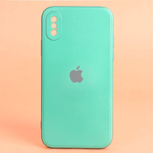 Dark Green Metallic Finish Silicone Case for Apple Iphone X/XS