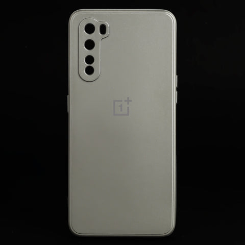 Dark Grey Metallic Finish Silicone Case for Oneplus Nord