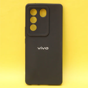 Black Spazy Silicone Case for Vivo V27 5G