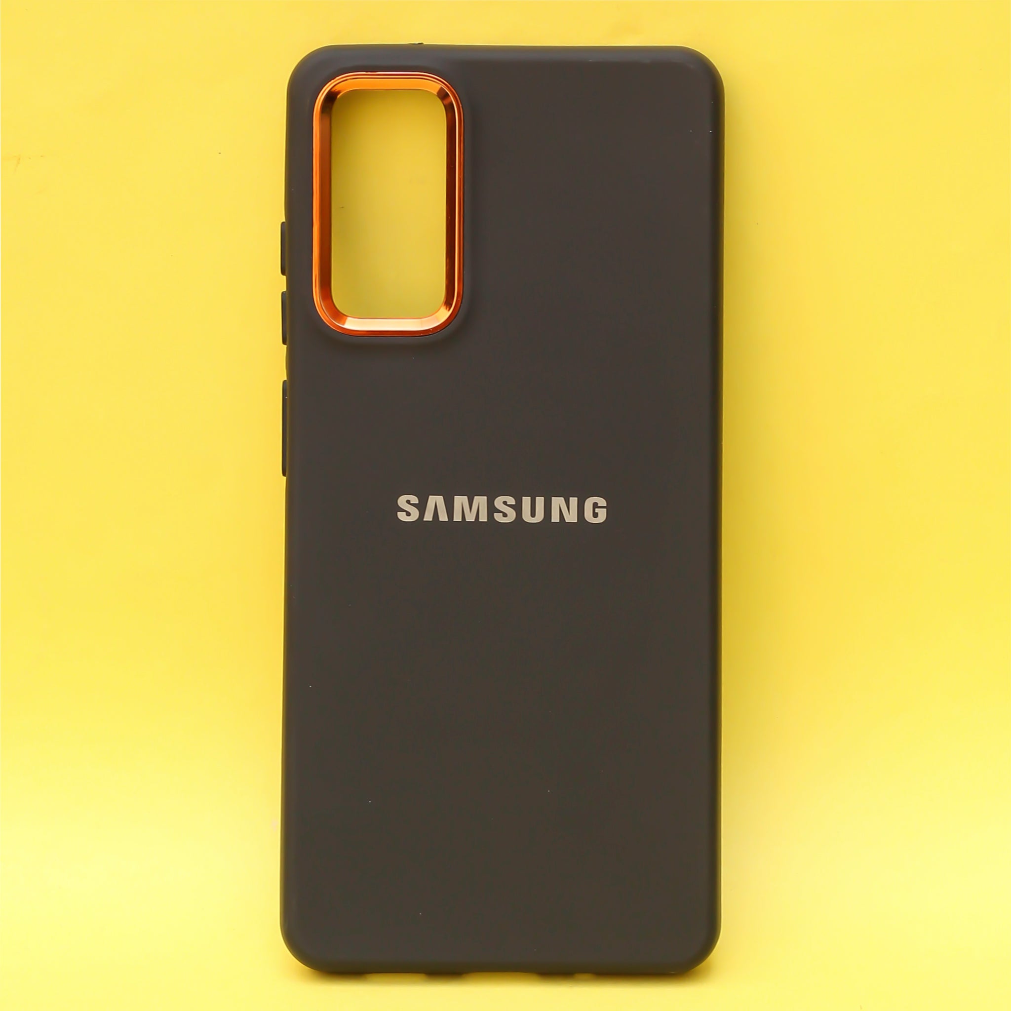 Brown Ring Black Guardian Metal Case for Samsung S20 FE