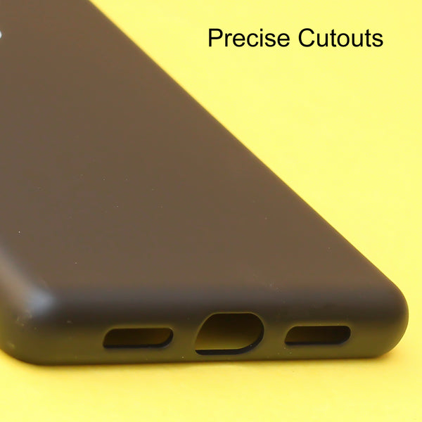 Black Original Silicone case for Google Pixel 6A