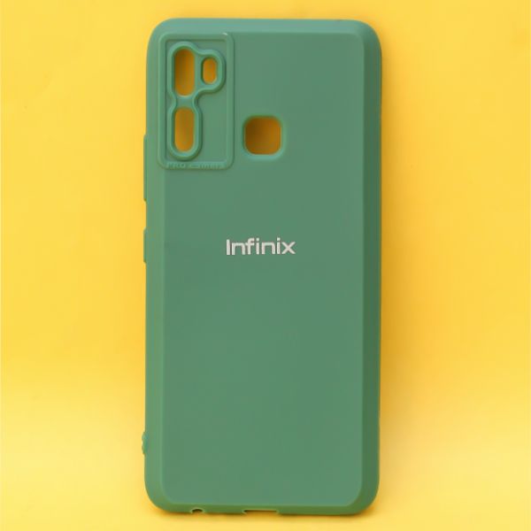 Dark Green Spazy Silicone Case for Infinix Hot 9