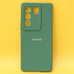 Dark Green Spazy Silicone Case for Vivo V27 Pro 5G