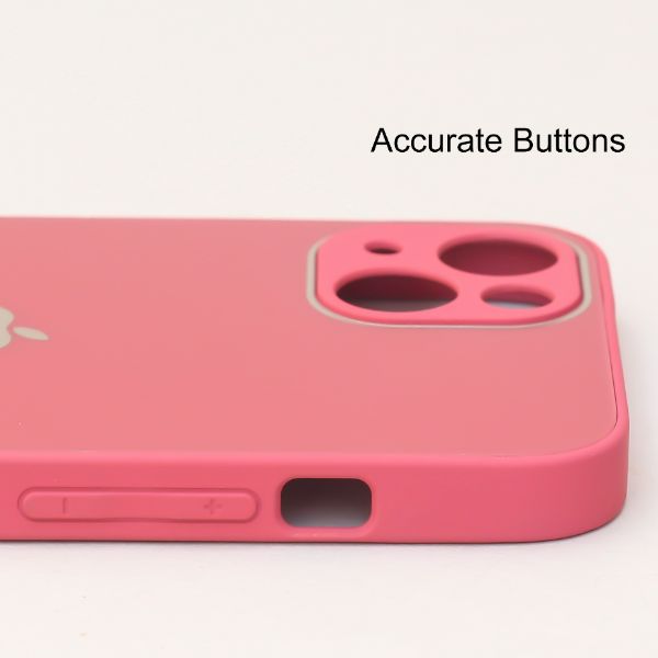 Red camera Safe mirror case for Apple Iphone 14