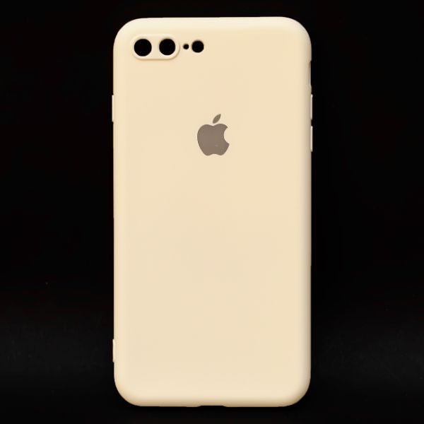 Cream Camera Original Silicone case for Apple iphone 7 Plus