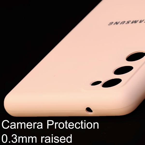 Cream Camera Original Silicone case for Samsung S20 FE