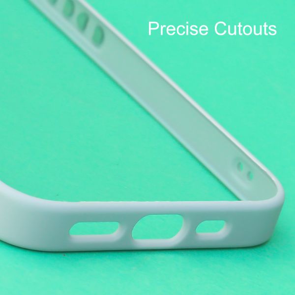 Lavender Blue Metal Protection Transparent Case for Apple iphone 13 Pro