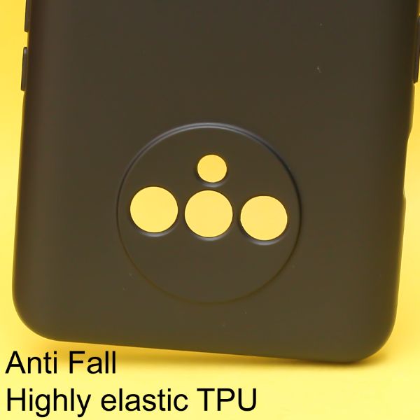 Black Original Camera Safe Silicone case for Oneplus 7T