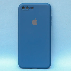 Dark Blue Camera Original Silicone case for Apple iphone 7 Plus