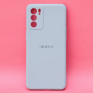 Light Blue Candy Silicone Case for Oppo Reno 6