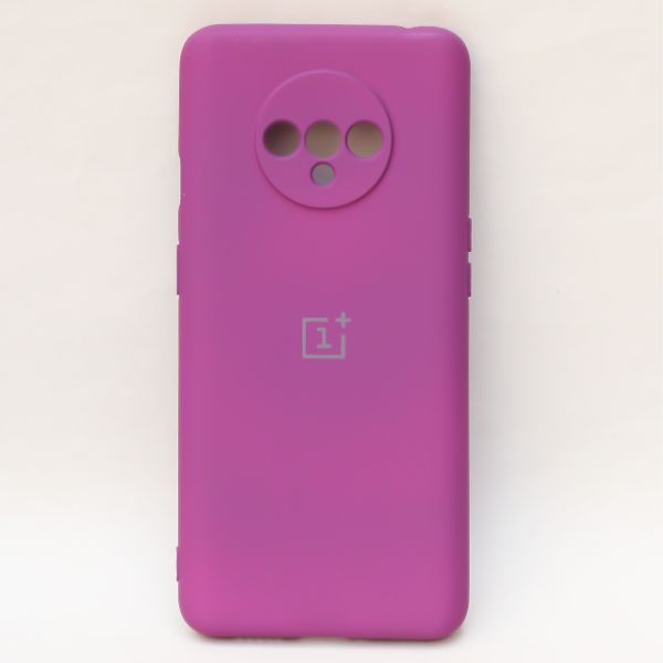 Dark Purple Camera Original Silicone Case for Oneplus 7t