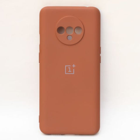 Brown Camera Original Silicone case for Oneplus 7T