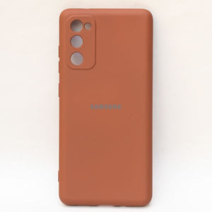 Dark Brown Camera Original Silicone case for Samsung S20 FE