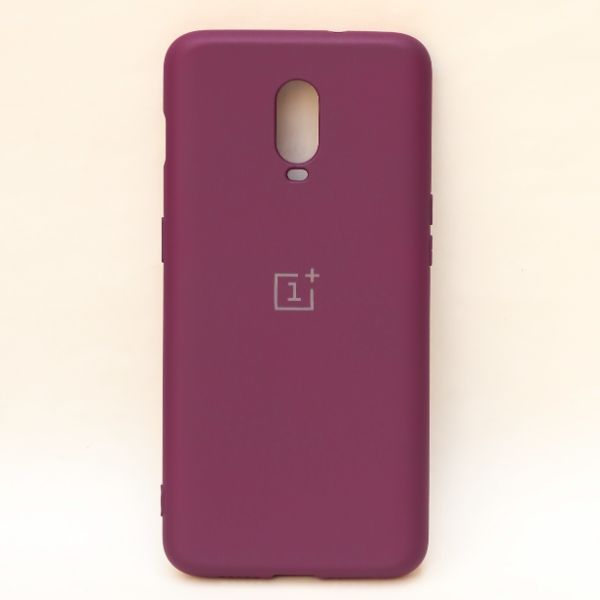 Dark Purple Camera Original Silicone Case for Oneplus 6T