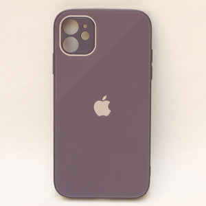Deep Purple camera Safe mirror case for Apple Iphone 11