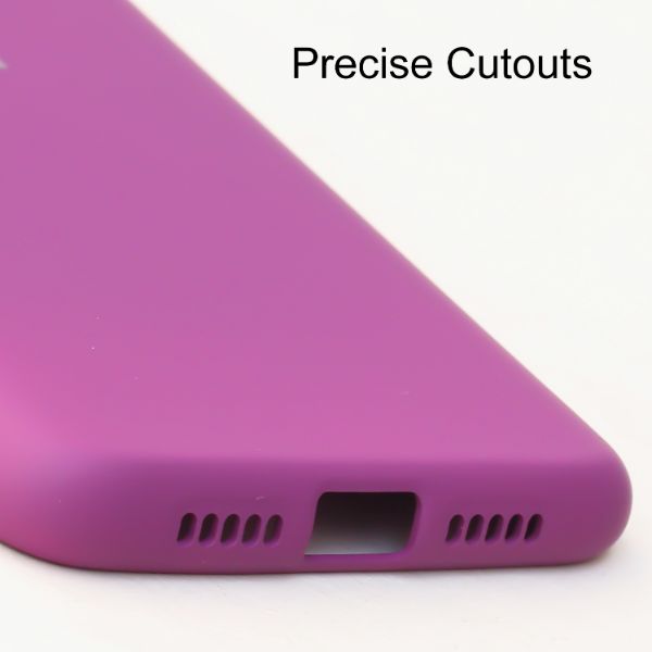 Dark Pink Camera Original Silicone Case for Oneplus 6T